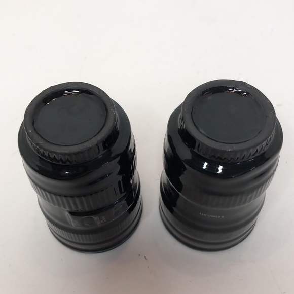 Camera Zoom Len Shot Glasses Thumbs Up Photographer Novelty Barware set of 2 - Picture 3 of 4